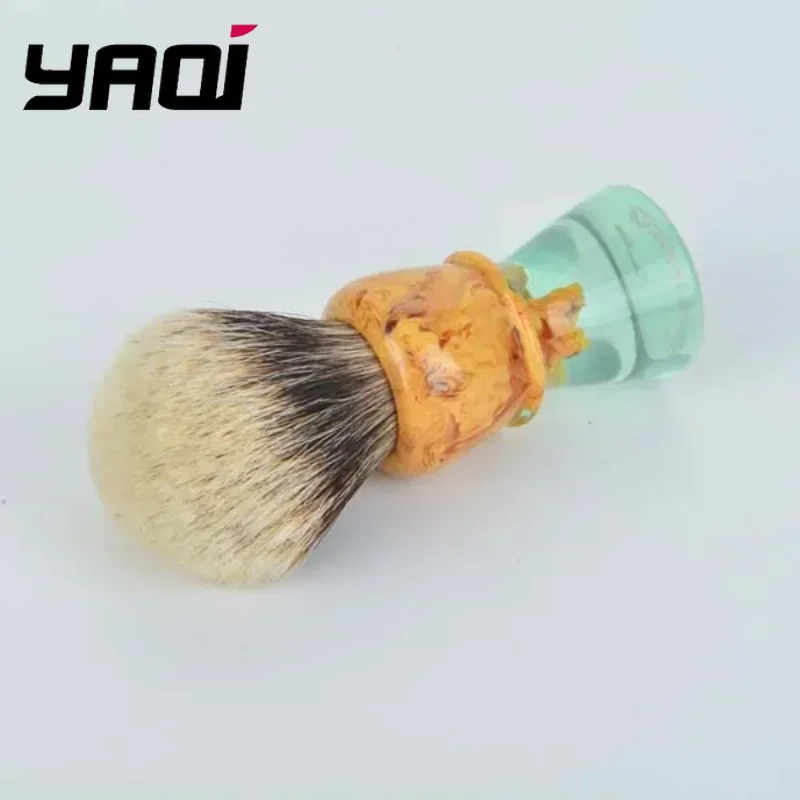 YAQI 24mm Cavern Lake Two Band Hair Men Professional Wet Shaving Brush