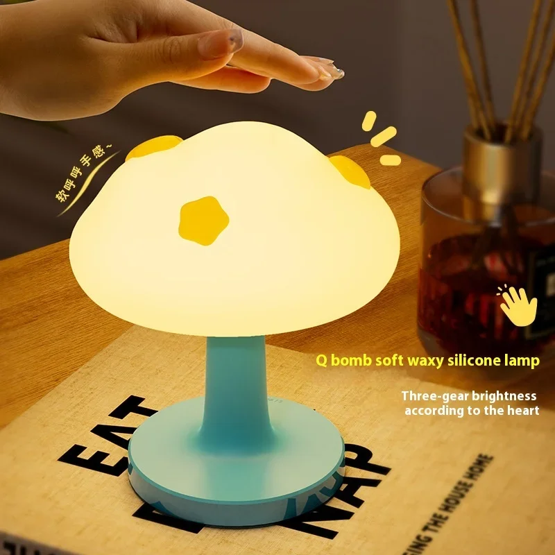 60 Teile/lose Wolke Schreibtisch Lampe Schlafzimmer Nacht Cartoon Schlafen Lampe kinder Student Desktop USB Lade LED Kleine Schreibtisch Lampe