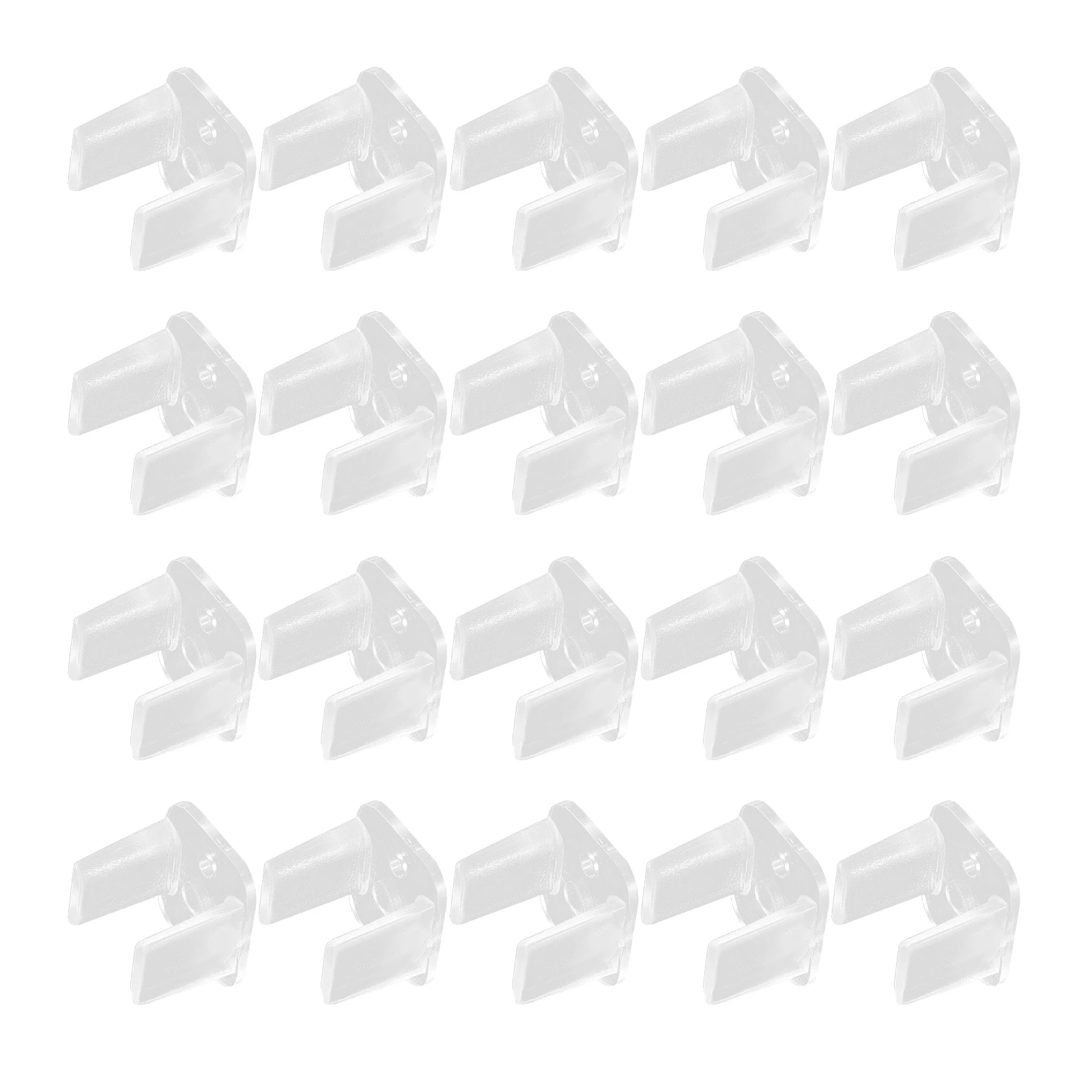 

Led Light Strip Fixing Clips Plastic Mounting Fasteners Transparent Durable Pc Material Safe Sturdy Clamp Holders For Led
