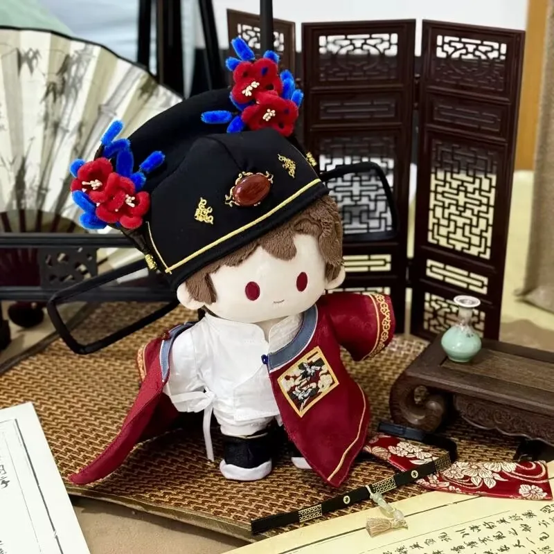 فستان دمية قطن 20 سم، فستان دمية "المدرس الأعلى" على الطراز الصيني، مجموعة استبدال الدمية على الطراز الصيني، مجموعة رائعة، بدون سمات