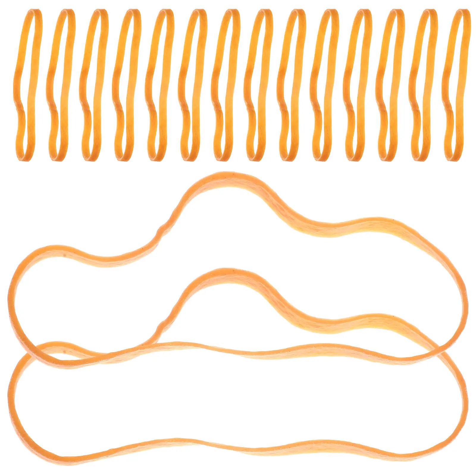 

Набор больших резинок для волос, прочные, для дома, офиса, школы, с высокой эластичностью, не оставляют следов, надежная фиксация для различных применений