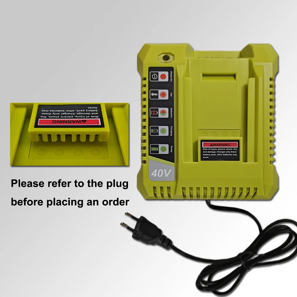

Battery Charger For Ryobi 36V/40V Li-ion BPL3626 BPL3640 OP4040 BCL3620