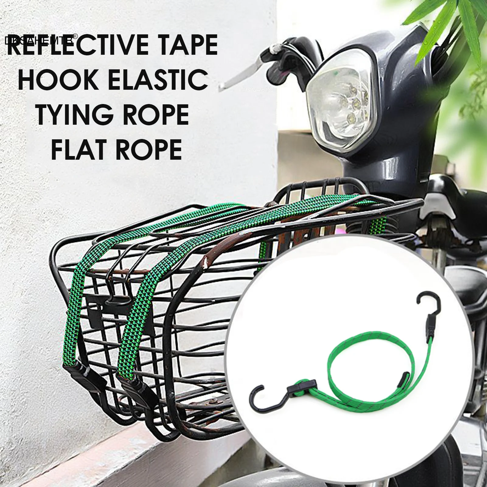 

120cm Strapping Tape Cycling Camping Travel Luggage Tie High Elasticity Tying Rope For MTB Road Bike Motorcycle Motorbike Use