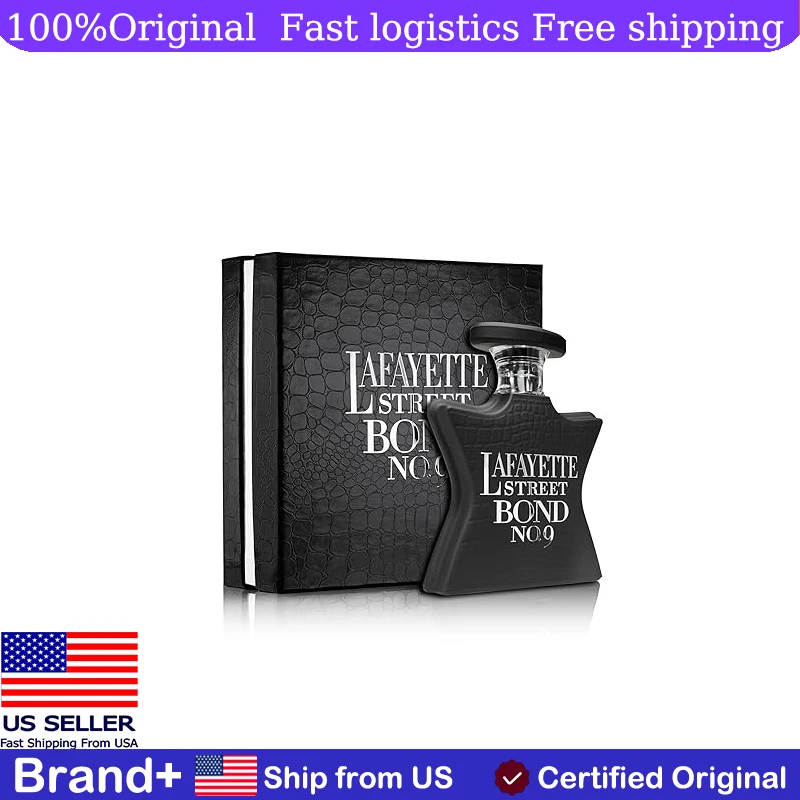 

Bond No. 9 New York Lafayette Street Men's Eau De Parfum Long Lasting Fragrance Cologne Persistence Pheromone Portable Natural