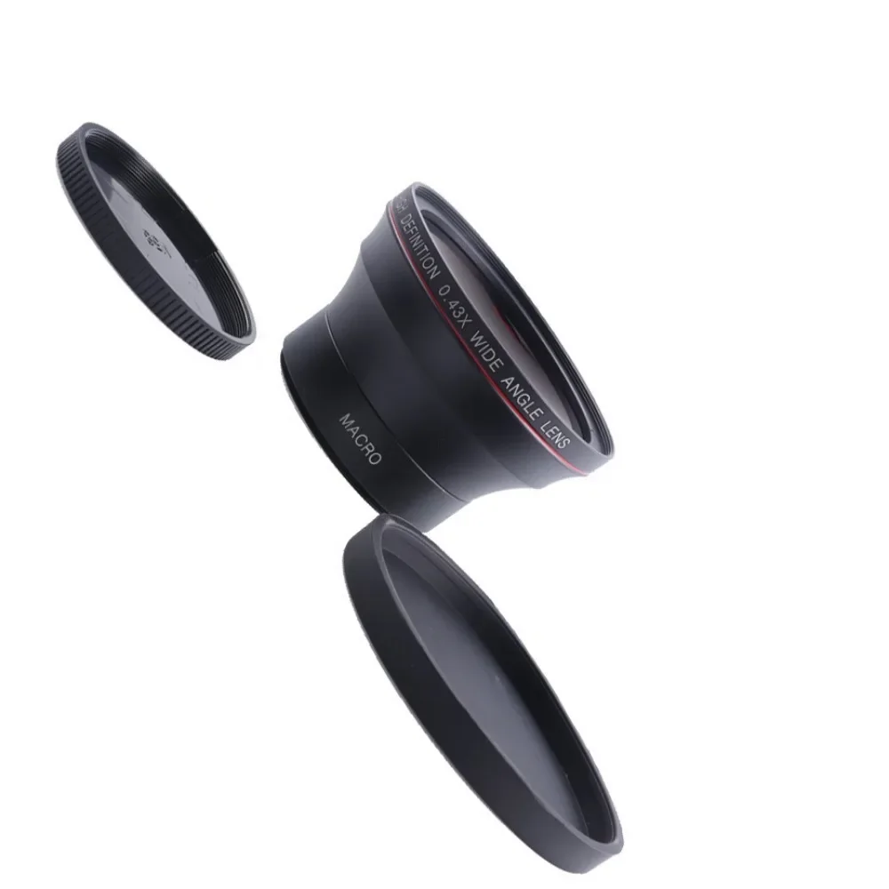 49mm/52mm/55mm/58MM Super Wide Angle Lens 0.43x With Macro Portion Affiliated Lens for Cannon Nikon Sony Camera Lens