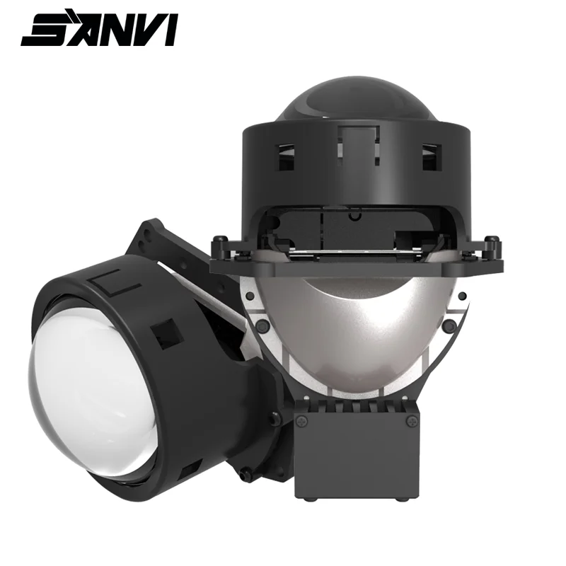 

SANVI 3‘’ Bi Led Projector Lenses SV01 110W 5500K for Hella 3R G5 Retrofit Lens H1 H4 H7 9005 9006 Lamps Motorycle Car Accessory