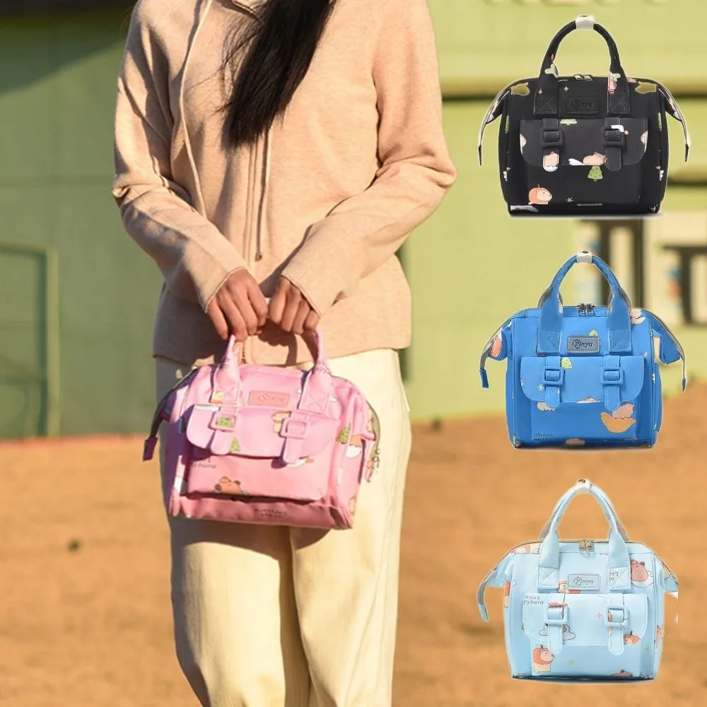 

Рюкзак для мамы с мультяшным принтом, большая вместительная многофункциональная сумка для грудного вскармливания, дизайн для беременных, износостойкая сумка для детских подгузников