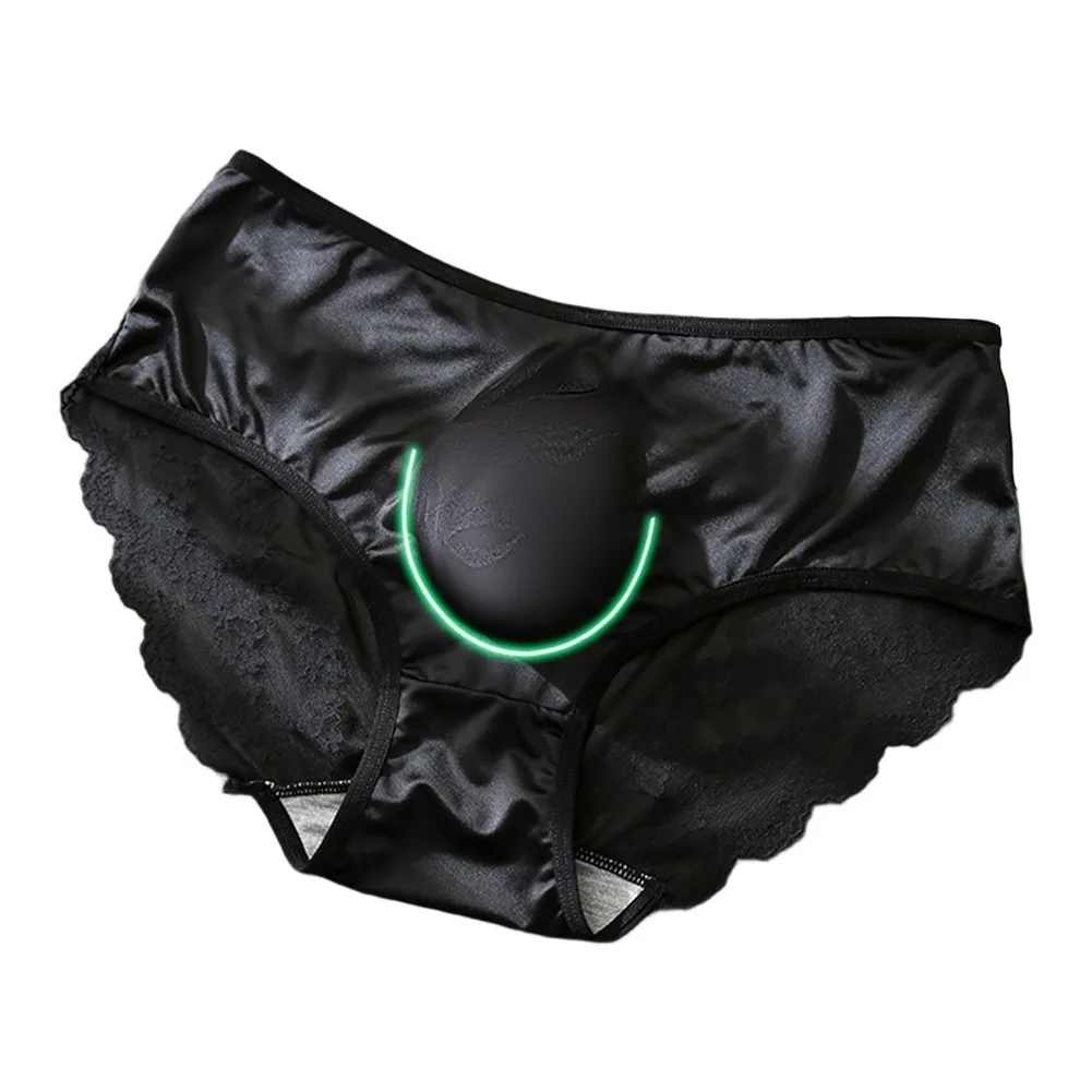 Men's Thongs Underwear Breathable Bulge Pouch Underpants Lace Satin Briefs U Bulge Pouch Erotic Bottom Lingerie