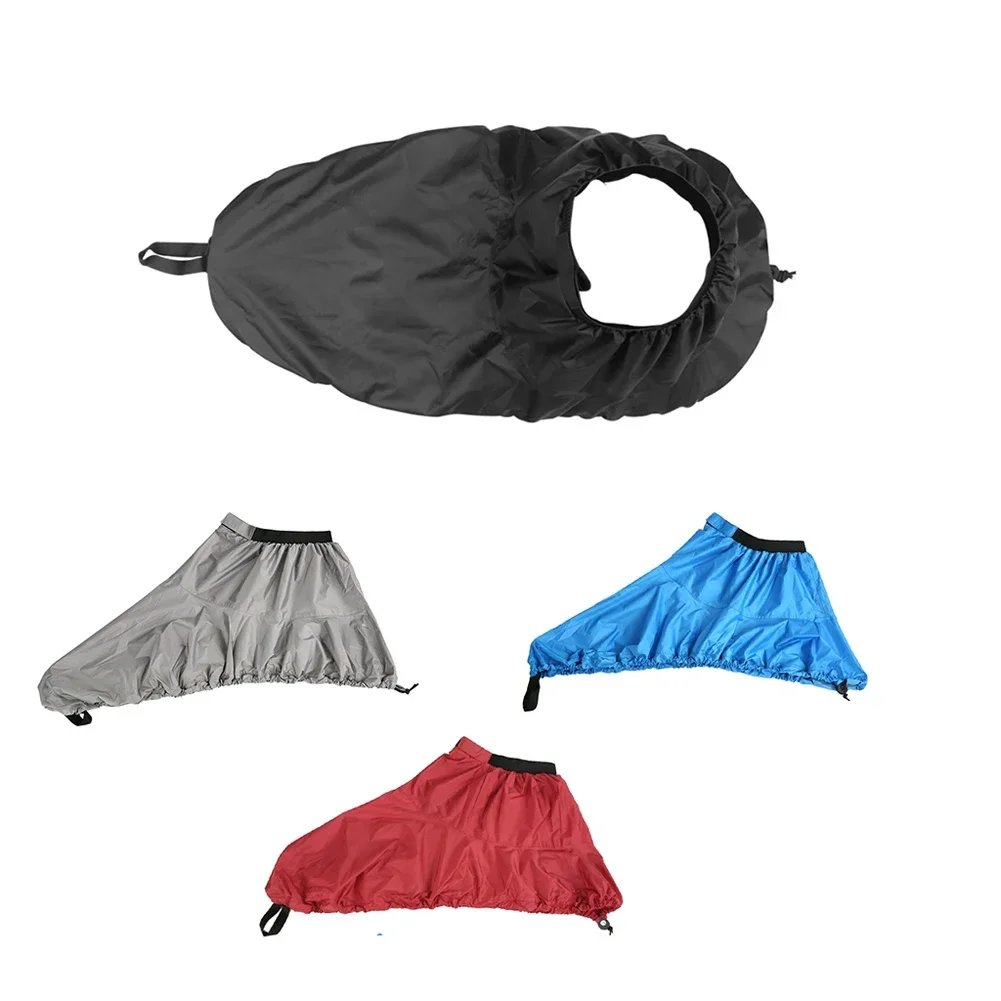 Kayak Spray Skirt Universal Adjustable Waterproof Kayak Canoe Boat Spraydeck Spray Deck Skirt Cockpit Cover S/M/L/XL Size