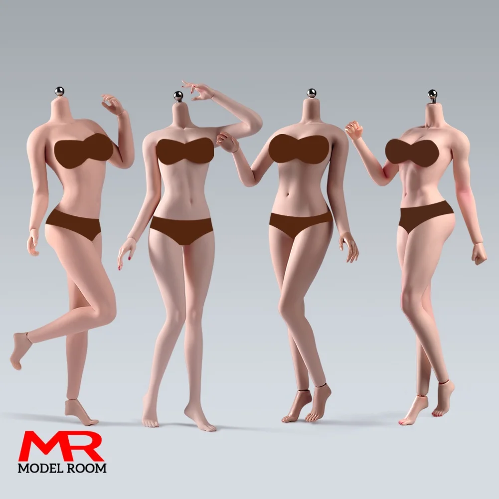 

ANT AB001 T302 T303 1/6 Женское бесшовное тело 12 дюймов Большая грудь Солдат Бледное загар Нормальная фигурка Супер гибкая кукла для тела