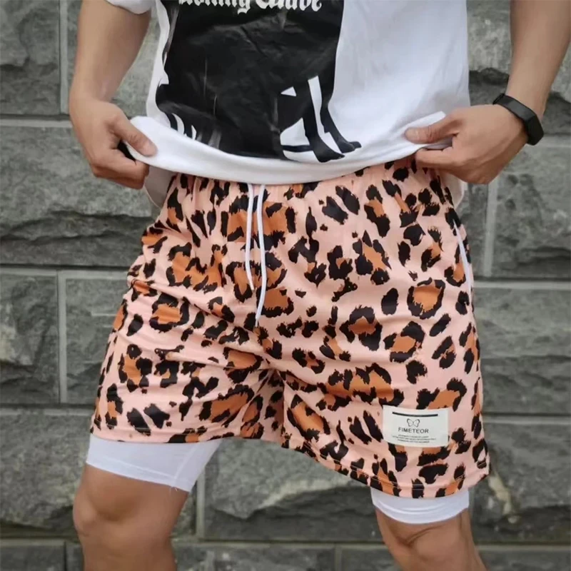 Letnie nowe męskie spodenki sportowe plaża trening fitness spodenki do joggingu Casual Comfort Trend oddychające szybkoschnące spodenki