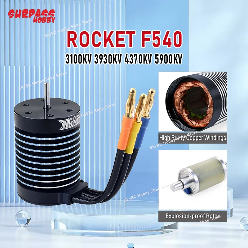 

Surpass Hobby ROCKET F540 Brushless Motor 3100KV 3930KV 4370KV 5900KV for 1/10 1/12 RC 2s Car Crawler 3S Rscing Car WLtoys