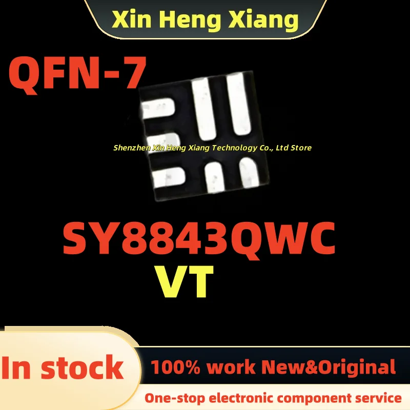 

(10pcs)SY8843 VT SY8843QWC QFN-7