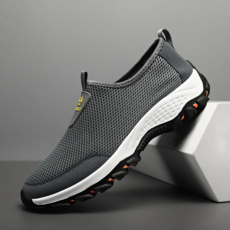 

Fashion Summer Men Sneakers High Quality Casual Sport Shoes Air Mesh Outdoor Breathable Slip-on Flats Shoe Comfortable for Man