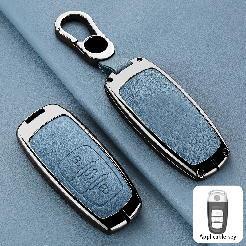 Zinc Alloy Car Key Case For Volkswagen  Phaeton 2002–2010 And Touareg Cubierta De Control Remoto Premium Keychain Accessories