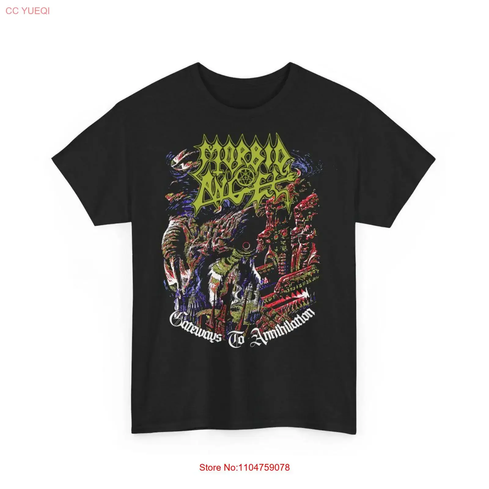 MORBID ANGEL gateways to annihilation band vintage design T Shirt vintage Washed Comfortable Stylish Casual graphic streetwear