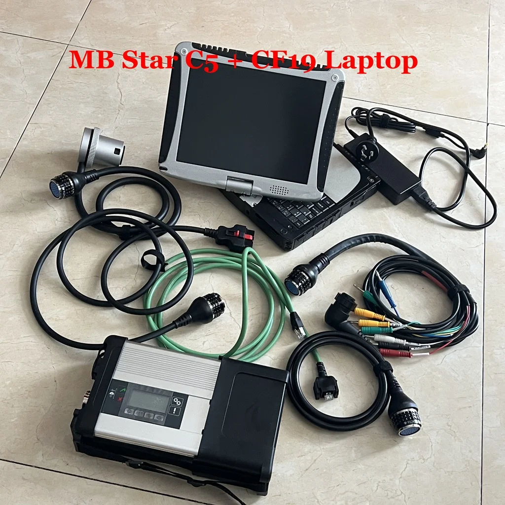 

2025.06V MB Star Dignosis Software 500GB HDD установка в ноутбуке CF19 CF-19 i5 процессор 8 ГБ оперативной памяти с MB STAR C5 SD Автоматический сканер