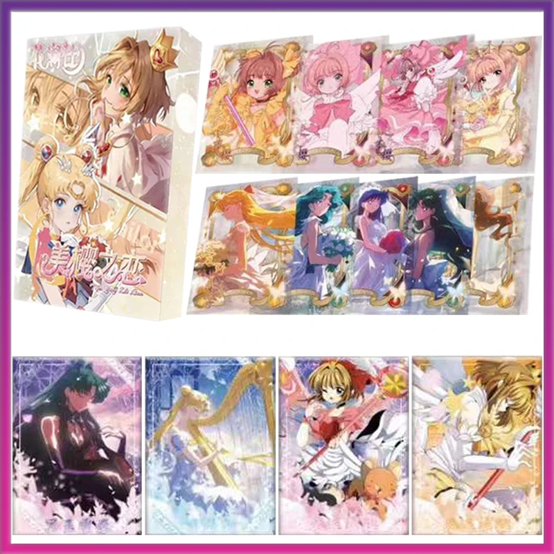 

CardCaptor SAKURA Sailor Moon Card Captor Pretty Guardian Fantasy Magic Collection Cards Toys For Children Hobby Birthday Gifts