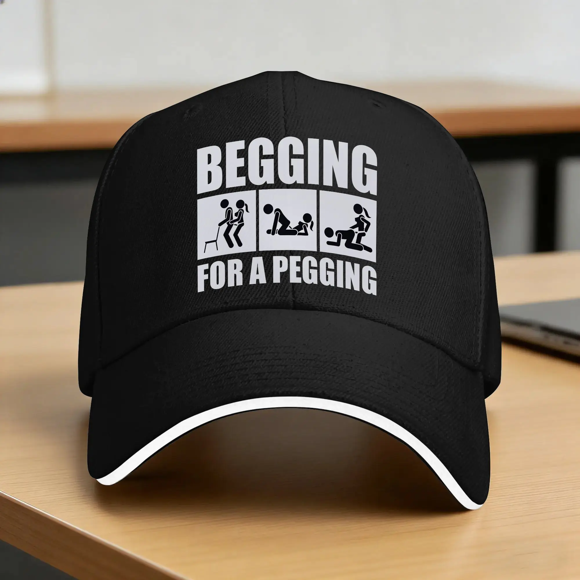 Baseball Cap Begging for A Pegging Adult Naughty Outdoor Sports Trucker Hat For Female Male Wholesale  Streetwear Snapback Cap