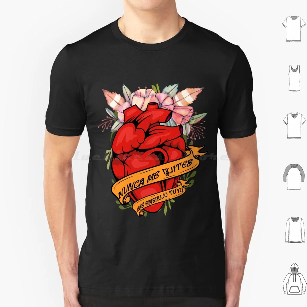 Camiseta Embrujo 6xl Camiseta fresca de algodón Corazon Caifanes Saul Hernandez México