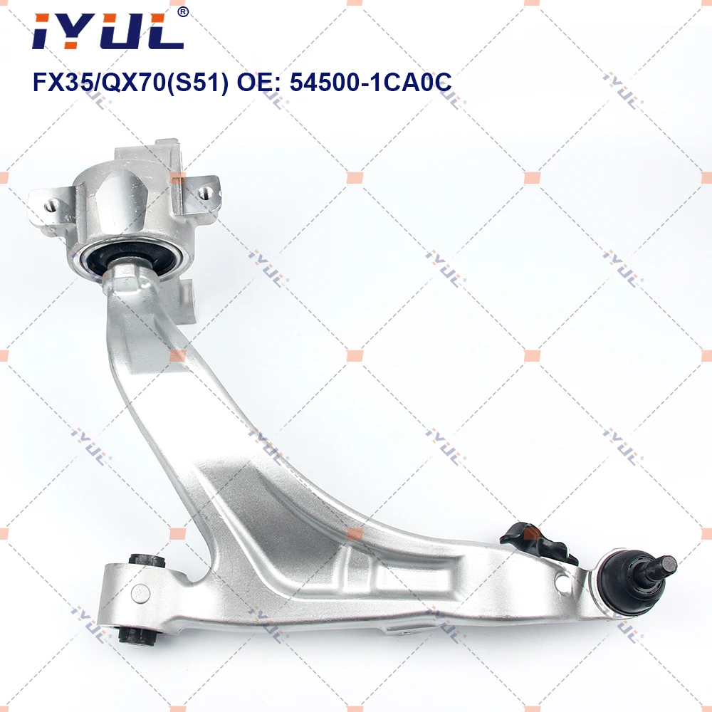 Front Lower Suspension Control Arm Triangle For Infiniti FX35 FX50 QX70 S51 54501-1CA0C 54500-1CA0C