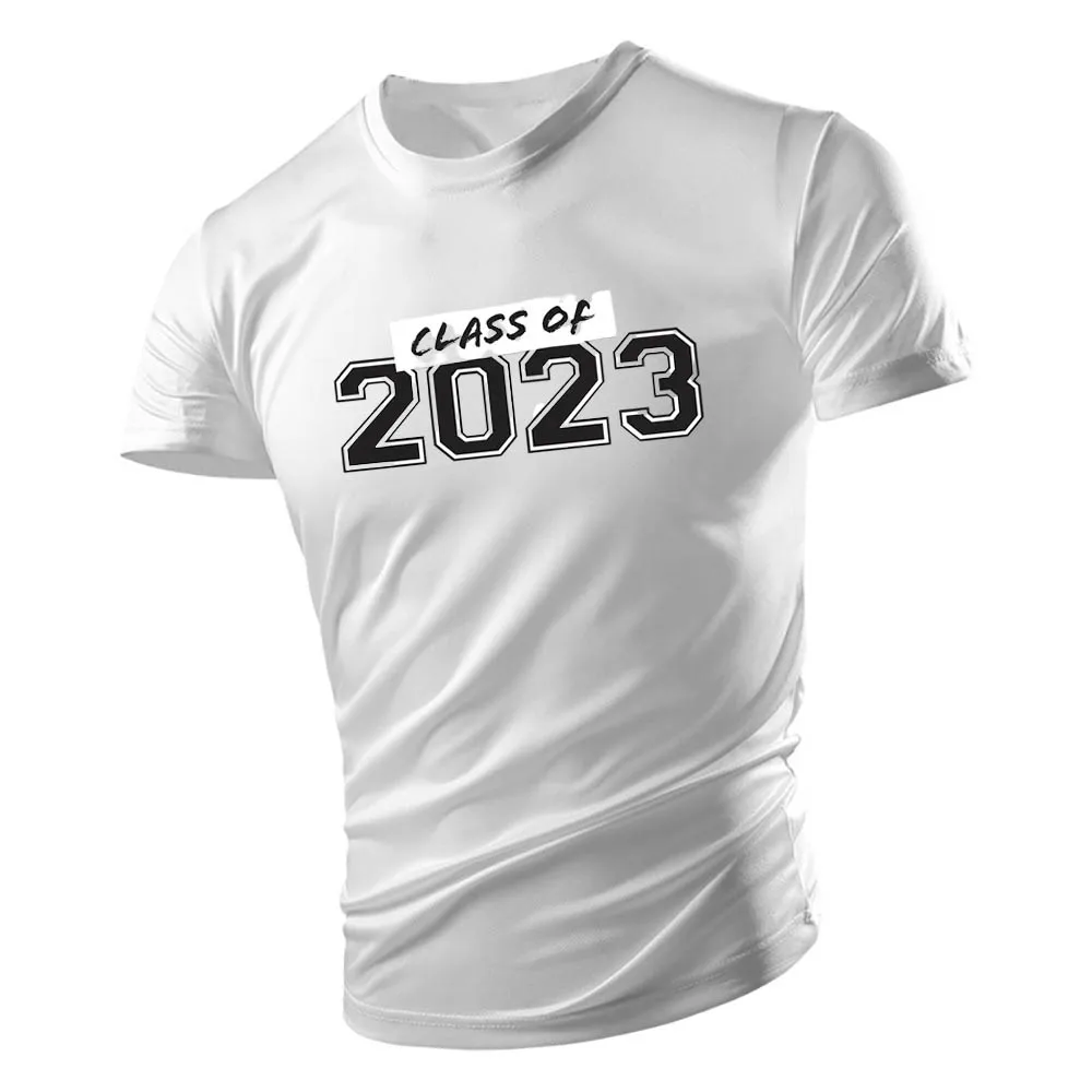 Summer Street Style Men's T-Shirt 2D Letter Print Loose Comfortable Fit Customizable Design Hand-Painted Graphic Tees