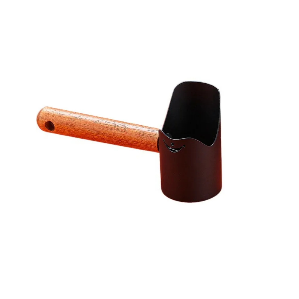 

Stainless Steel Pet Food Shovel with Wood Handle Deep Shovel Dog Feeding Spoon Large Capacity with Hannging Hole