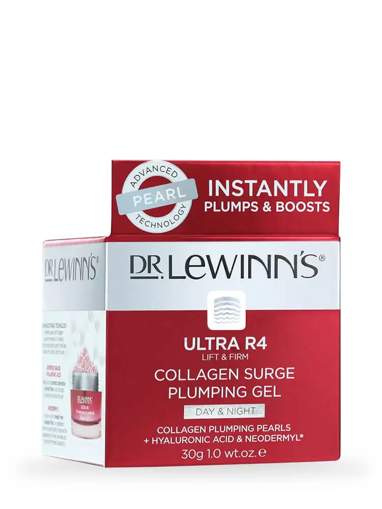 Ultra R4 Collagen Surge Plumping Gel 30g Hyaluronic Acid Dermal Lift & Firm Boosts Hydrates Smooths Skin Elasticity