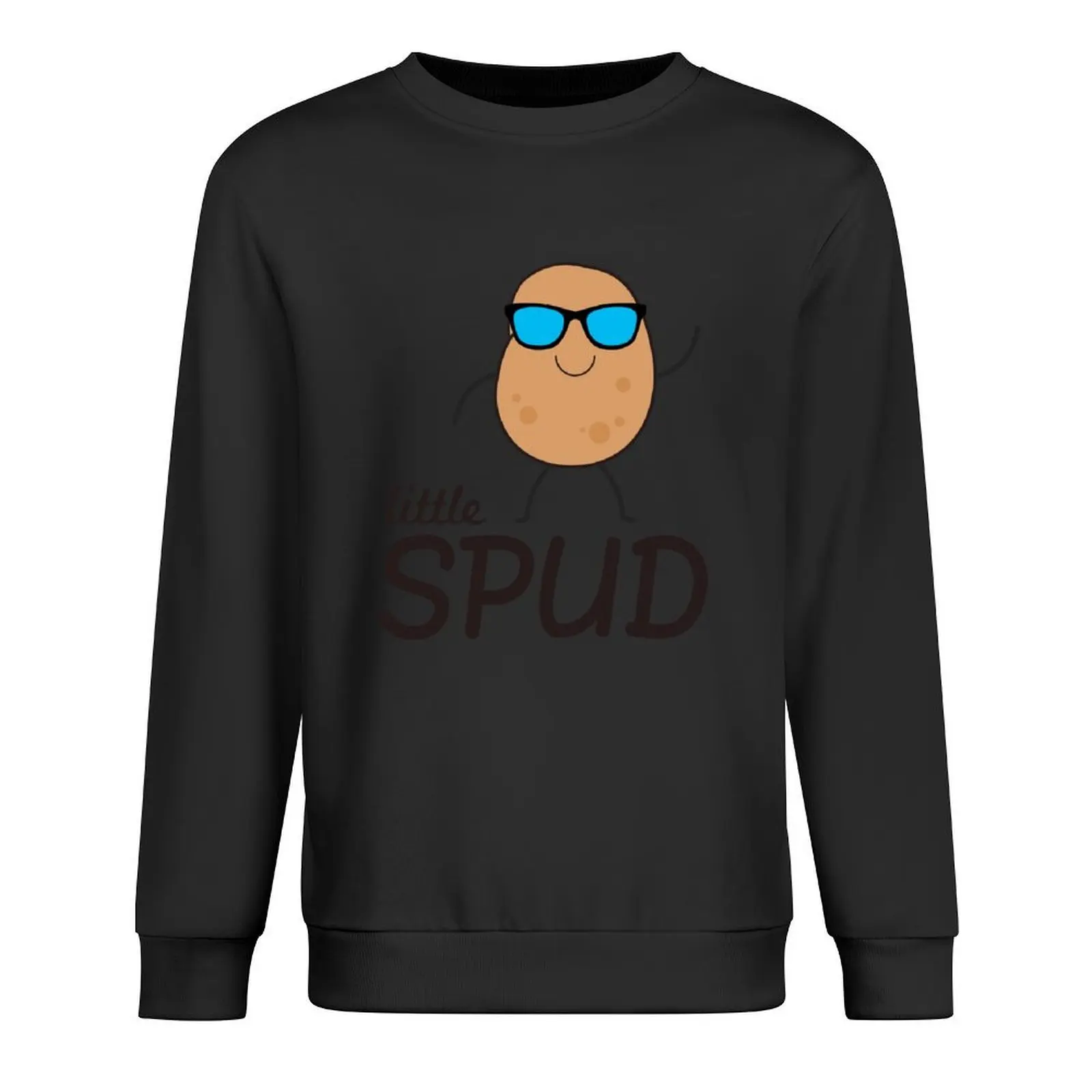 

Little Spud Potato Lover Potatoes Funny Saying Pullover korean autumn clothes autumn anime sweatshirt