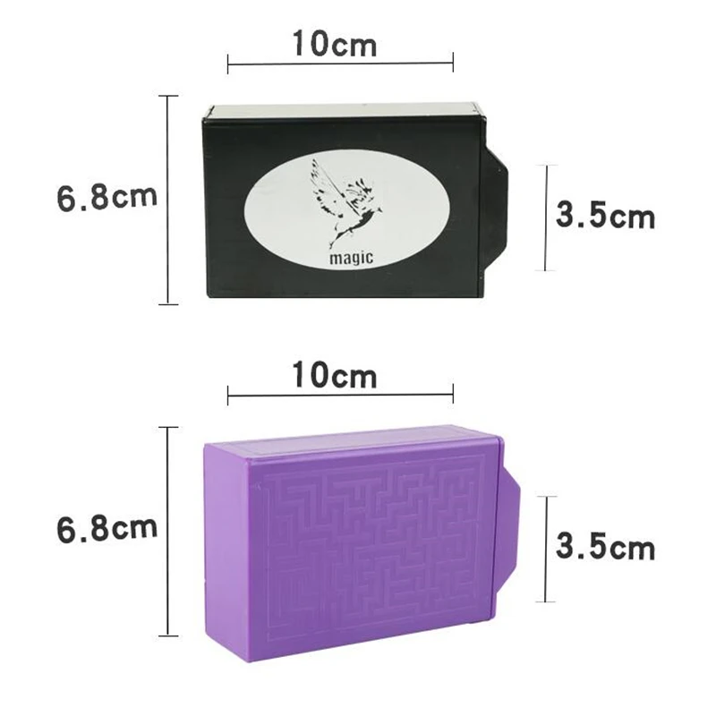 Cool Magic Black Box Vanished Box Puzzle Box Magic Tricks Surprise Box Kids Toy