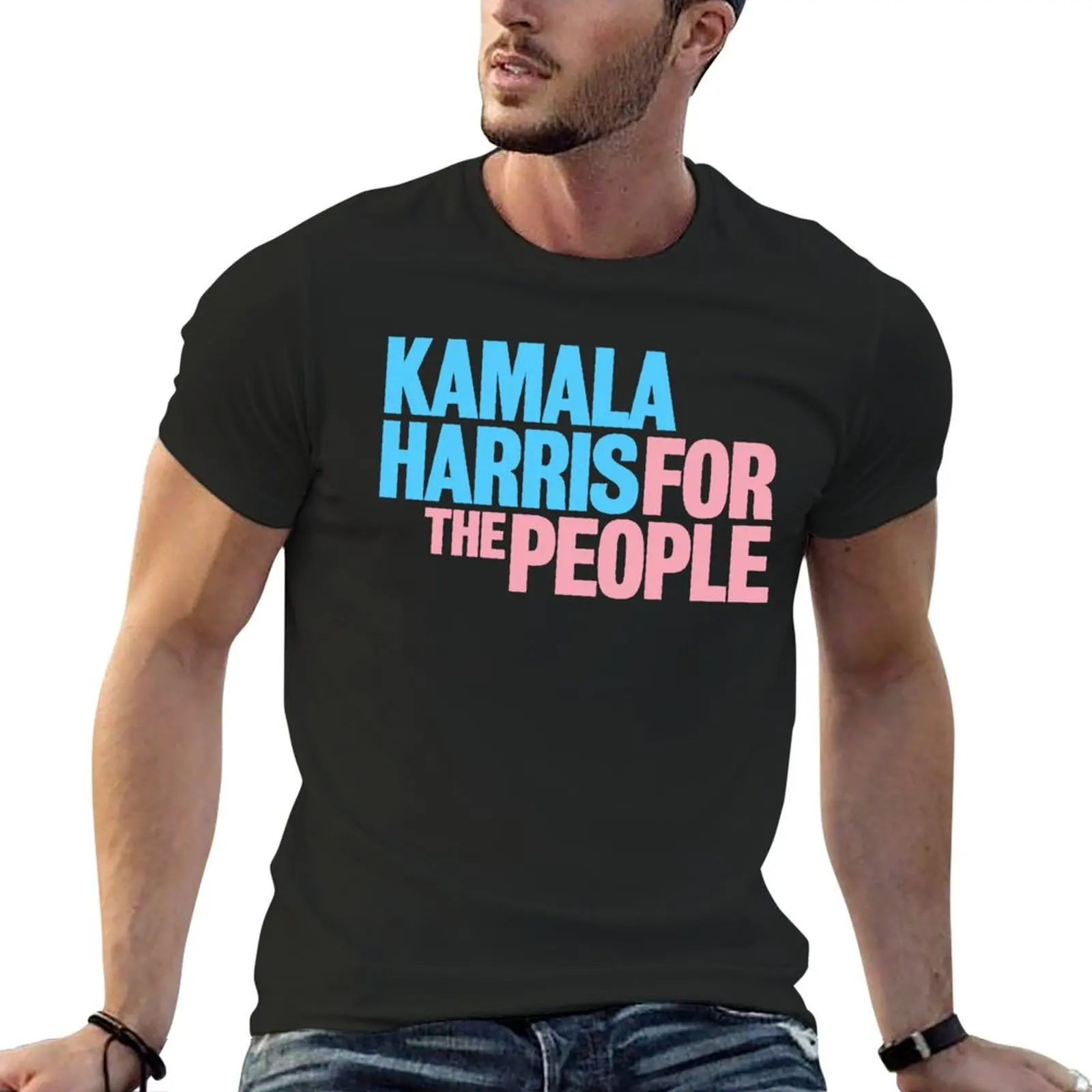 

Kamala Harris for the People 2020 President Campaign T-shirt sports fans aesthetic clothes quick drying plain white t shirts men