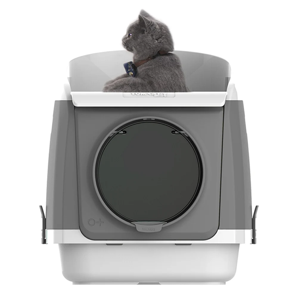 

STLFPAKEWAY Plastic Large Space Cleaning Cat LittersBox Drawer Design Indoor Cat Toilet Box