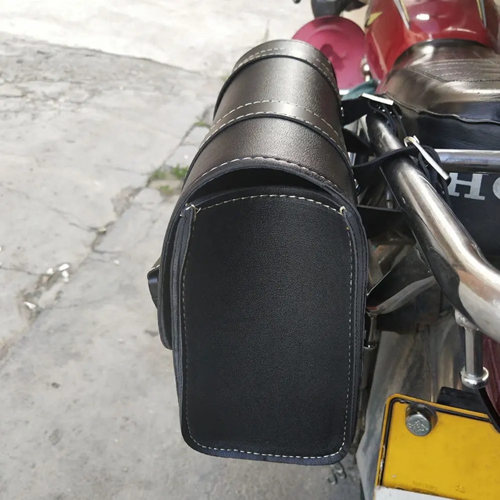 

Боковая сумка для мотоцикла в стиле ретро, большая вместительная водонепроницаемая седельная сумка для мотоцикла, сумка для инструментов, сумка для хранения мотоцикла