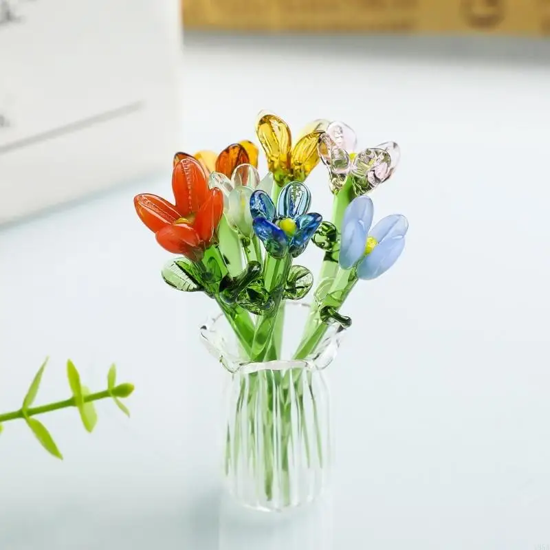 Lovely Glass Flower Vase Centerpieces Brightens Your Home Office Wedding Gift 