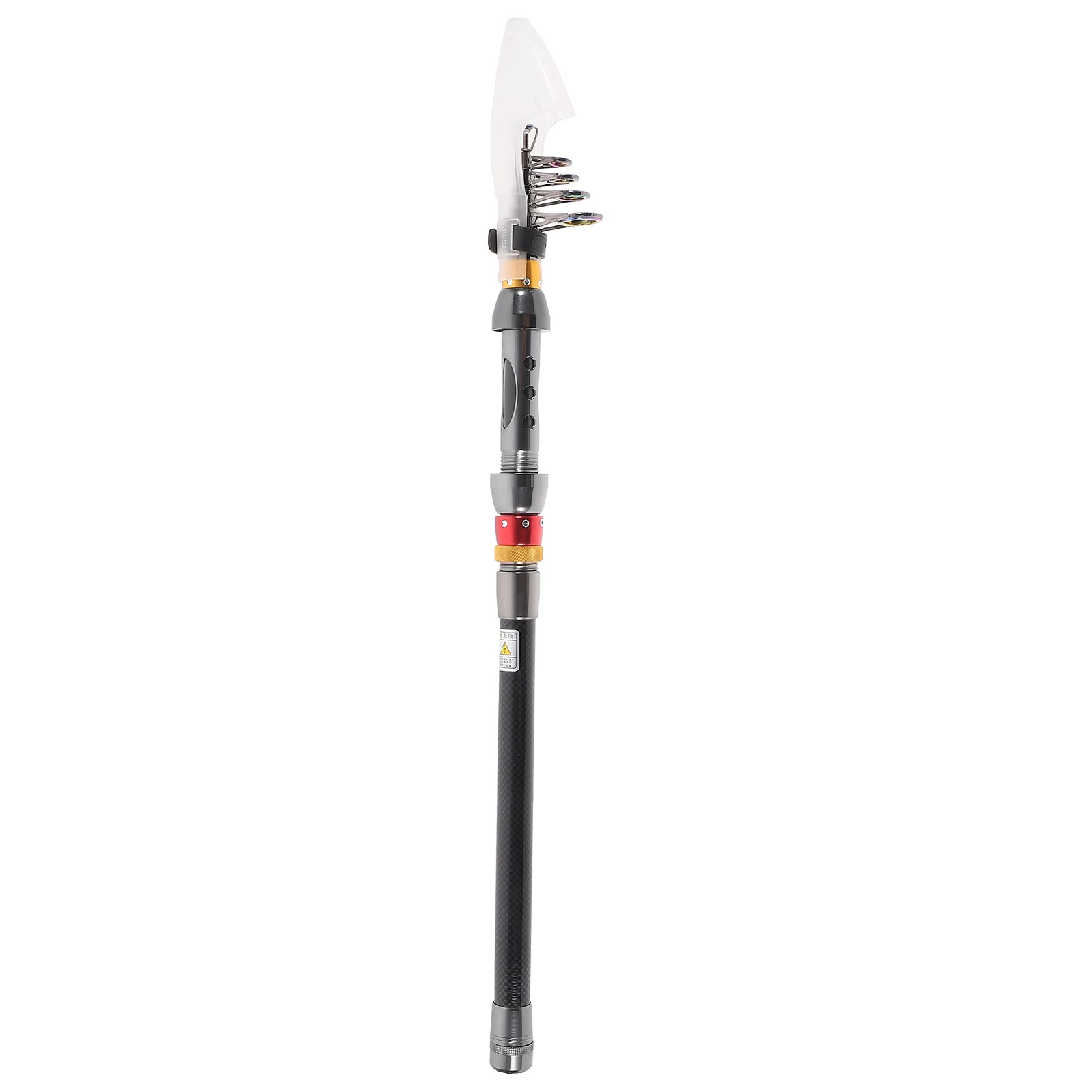 

2 .1M Retractable Fishing Rod Teliscopic Super Short Section Large Tension Capacity