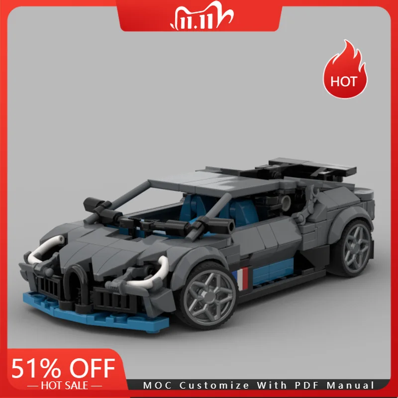 

429 PCS Moc Technology Racing Supercar Model Building Blocks Speed Vehicle Bricks Toys Children Adult Birthday Christmas Gifts