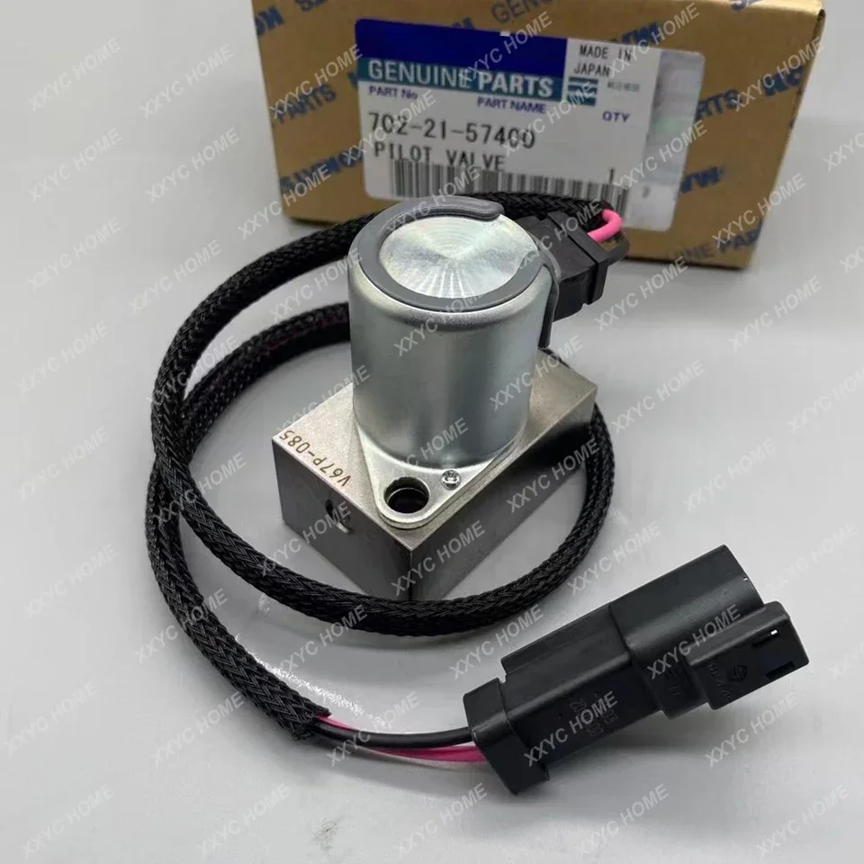 PC200-7 PC210-7 PC200-8 Hydraulic Solenoid Valves 702-21-57400 For Komatsu Excavator Parts 7022157400