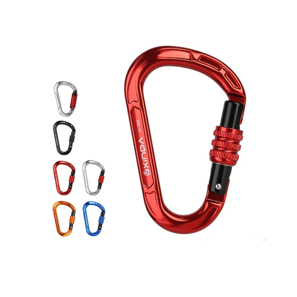 Outdoor Rock Climbing Quick Hook Hms Safety Pear Type Main Lock, Mountaineering,P259