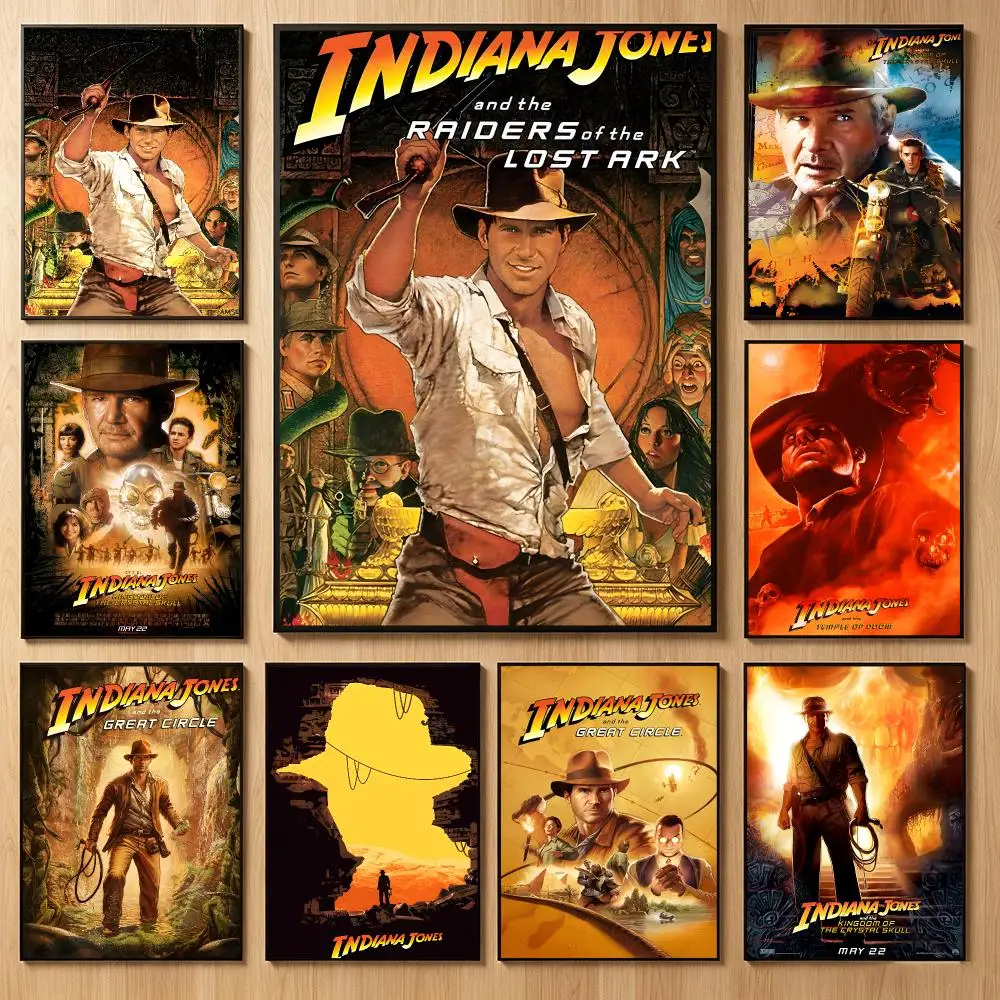 Fictional Character J-Jones Poster Classic Self-Adhesive PP Wall Sticker for Living Room Bar Decor Gift