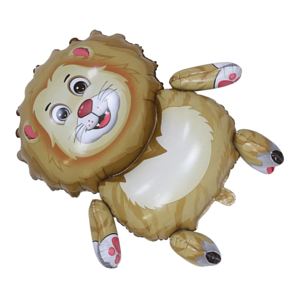 

Lion Balloon Jungle Child Woodl Aluminum Film Birthday Party Supplies Animal Shaped Creative Inflatable Kids Decor