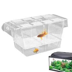 Breeder Box For Fish Tank Acrylic Hatchery Incubator Tank Fish Tank Divider Aquarium Breeder Box Fish Acclimation Box Nursery