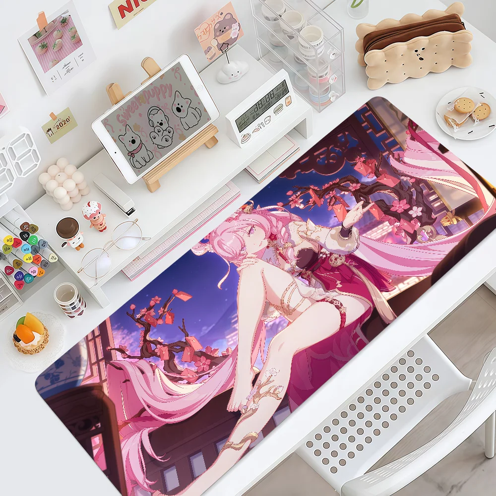 Mouse Yo Star Pad Strategic MousePad Non-slip Lockedge Office Student H-Honkai Gaming Game Thickened Large Writing Pad Cushion