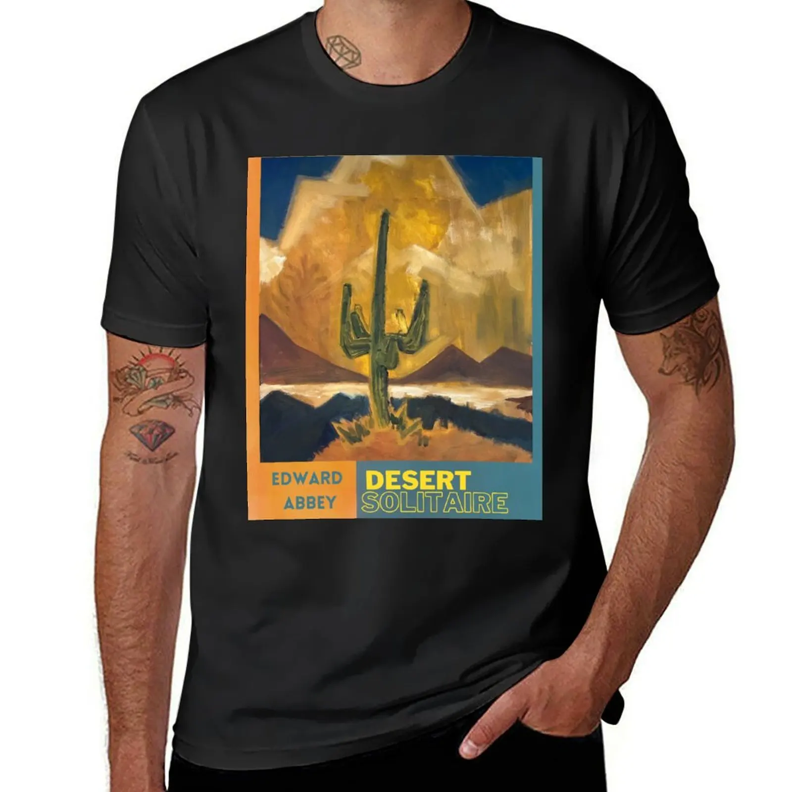 Desert solitaire Edward abbey T-Shirt customs cute clothes boys whites animal prinfor boys T-shirt men