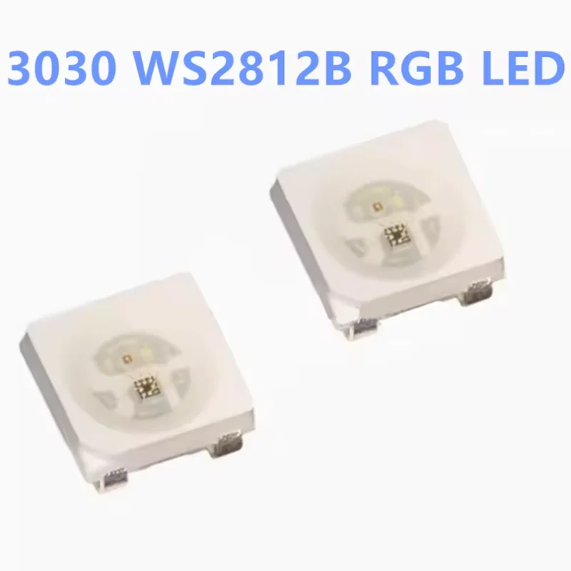 20-100pcs WS2812B 3030 RGB SMD LED Built-in IC Programmable DC 5V LED Lamp Beads