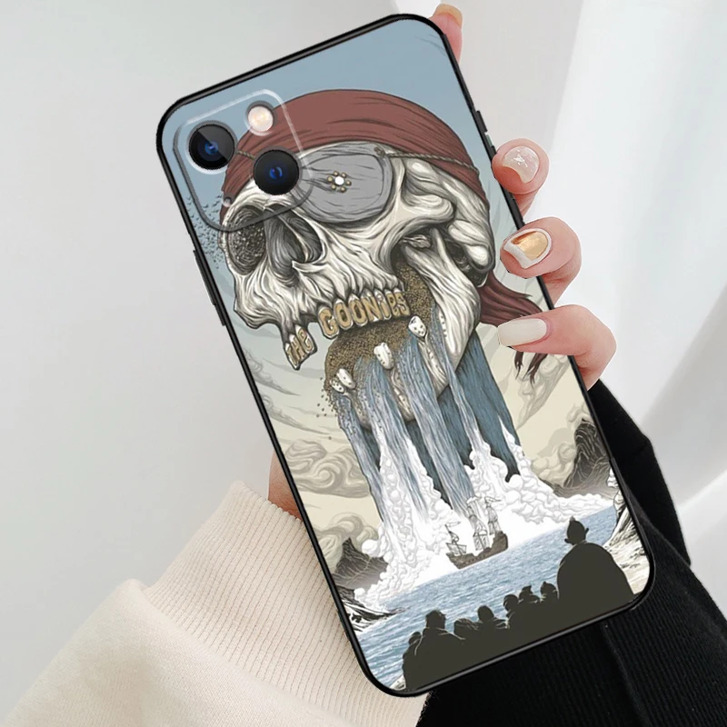 Goonies Phone Case For iPhone 13 14 15 16 Pro Max 11 12 XS XR X Plus Shockproof Bumper Soft Cover