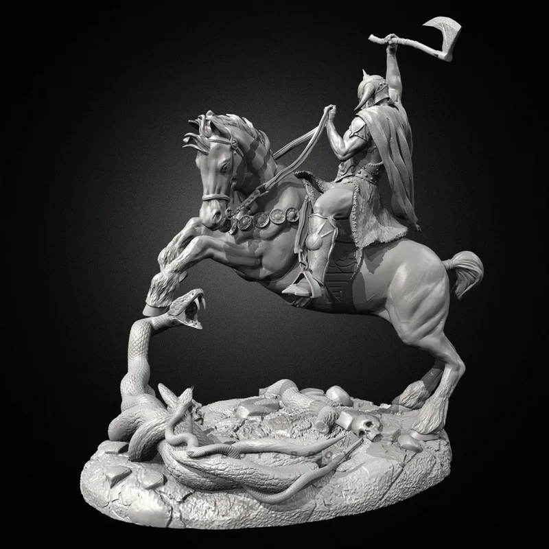 100 مللي متر 150 مللي متر وسيم إله الحرب الراتنج نموذج الشكل Gk مايكرو مصغرة ثلاثية الأبعاد مطبوعة الأبيض لعبة مجسمة غير مجمعة وغير مصبوغ عدة