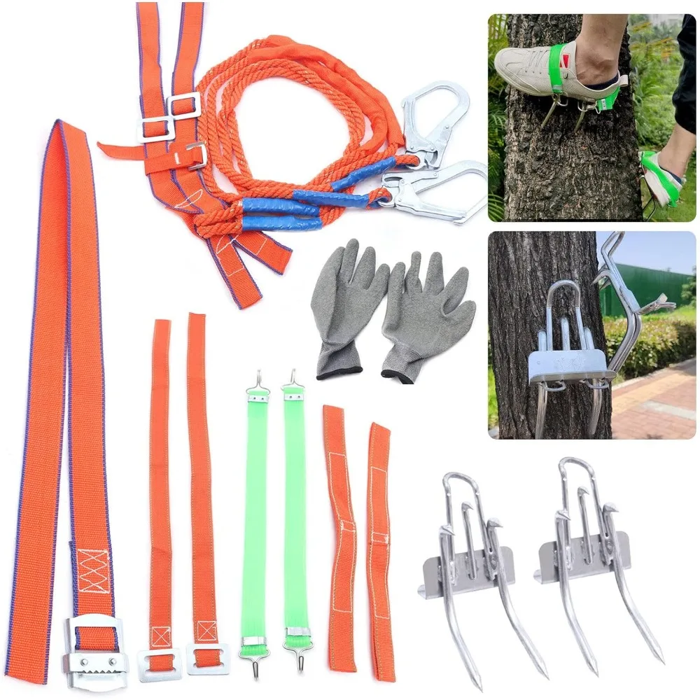 Climbing Crampons Trees Forestry Accessories Belted Artifact for Jungle Survival Fruit Picking