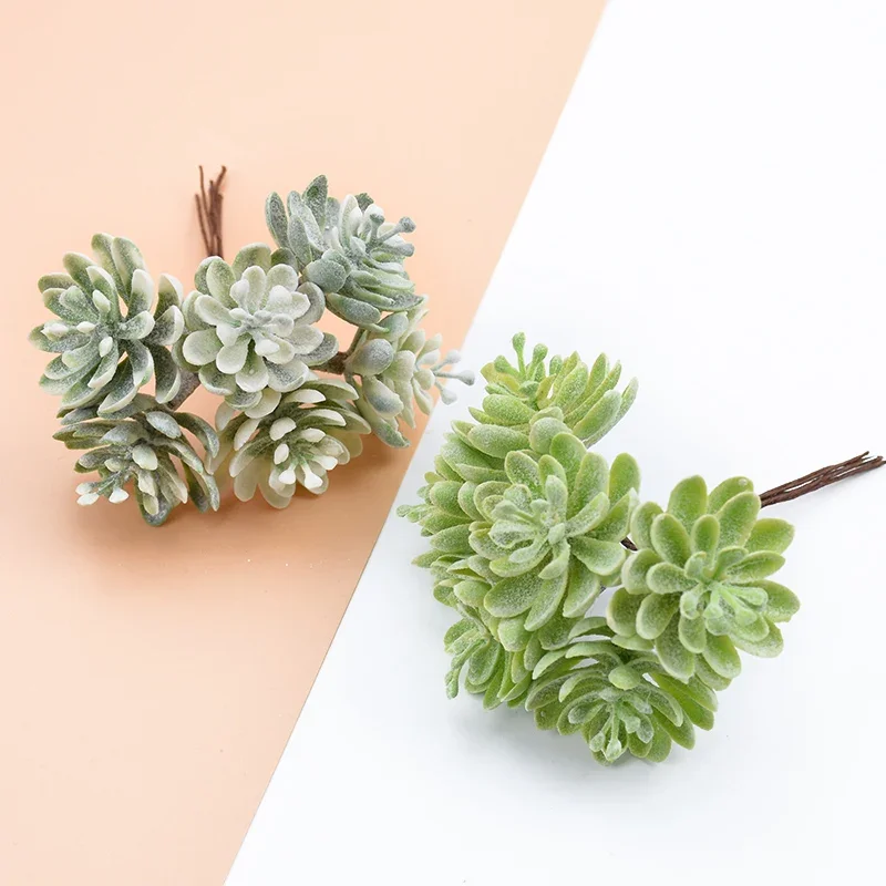 Artificial Plants for Home Wedding Decoration Silk Flowers for Scrapbooking Fake Plastic Decorative Christmas Wreat