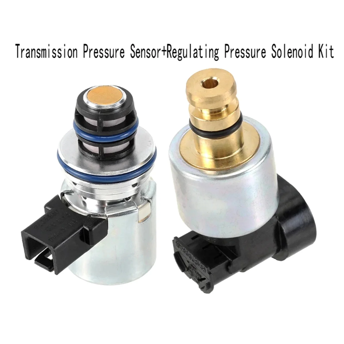 Transmission Pressure Sensor+Regulating Pressure Solenoid Kit Compatible for Dodge Ram Jeep Grand Cherokee 1993-2003