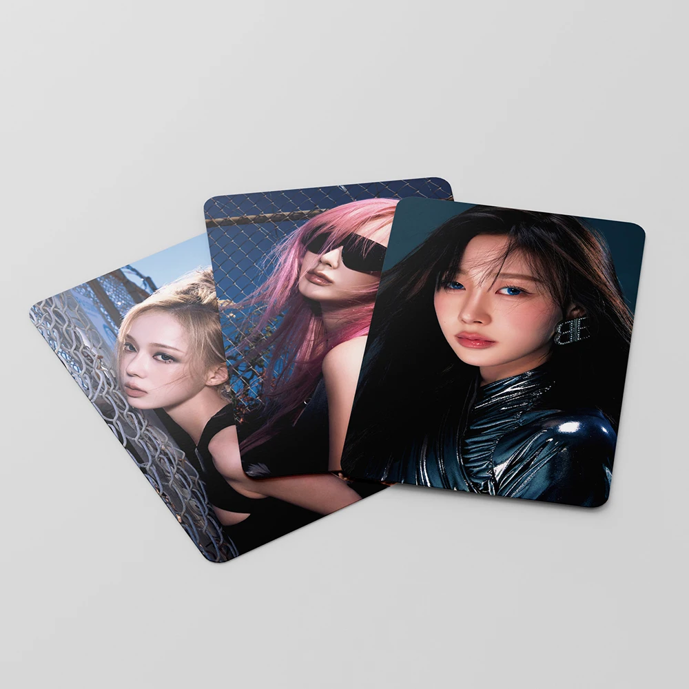 Kpop Novo Álbum Lomo Cartões, HD Photocards, Meninas Cartão Foto para Coleção, Fãs Presente, 55Pcs por Conjunto